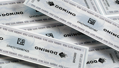 variable data printed on Domino