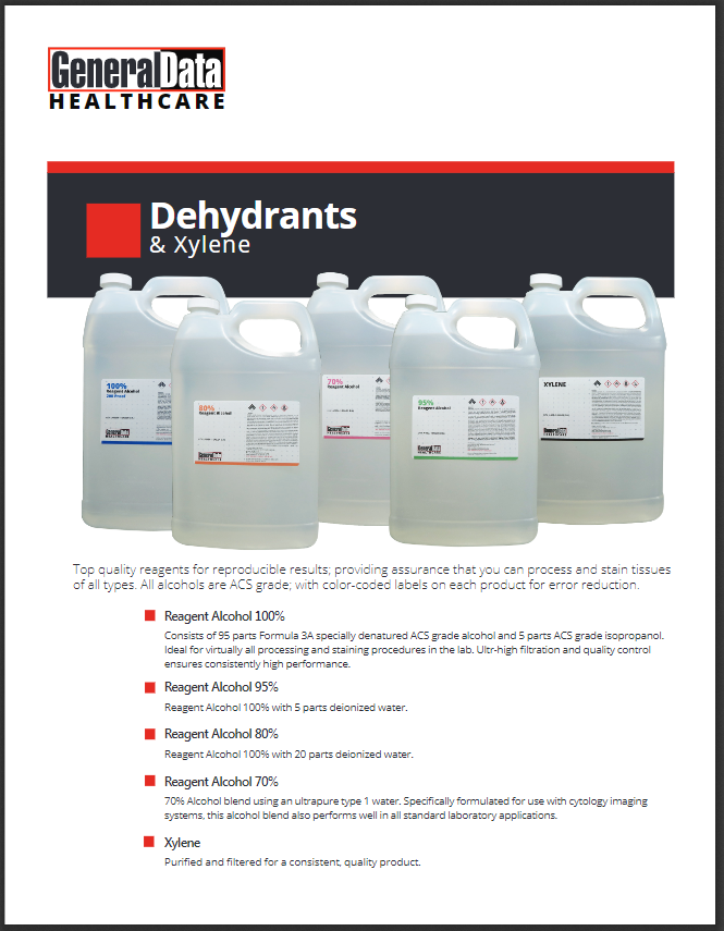 [Dehydrants & Xylene] [Product Brochure]