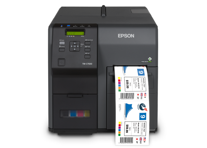 Epson ColorWorks C7500 Color Inkjet Label Printer