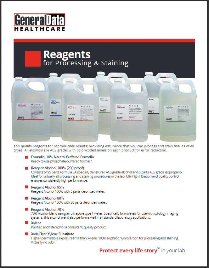 Histology Reagents Product Brochure