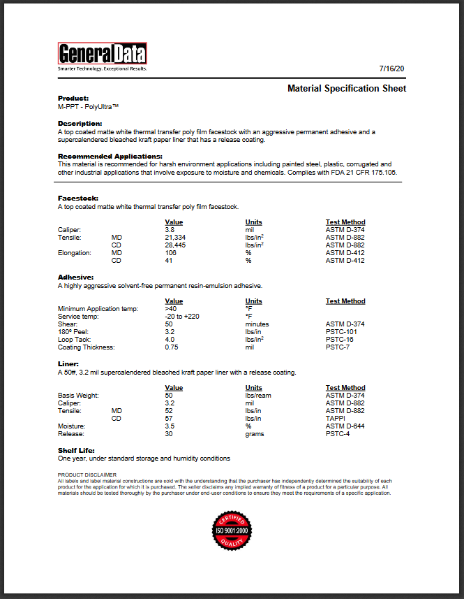 m-ppt-material-spec-sheet-general-data