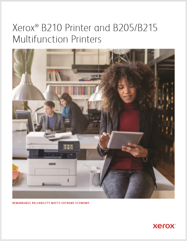 Xerox B210 Printer Product Brochure 