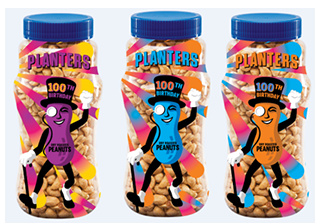 Planters peanuts unique label designs