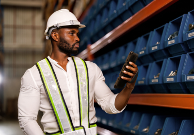 RFID in use in a warehouse