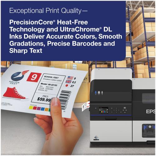 Exceptional PRint Quality With The Epson ColorWorks CW-C8000 Color Label Printer