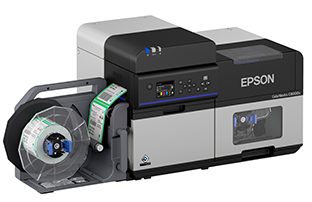 Epson ColorWorks CW-C8000 Color Inkjet Label Printer With Rewinder