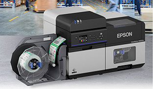Epson ColorWorks CW-C8000 With Rewinder