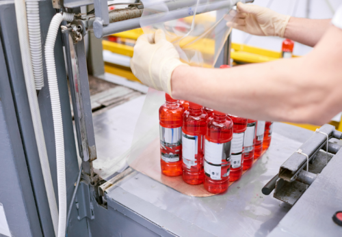 Wrapping Labeled Bottles