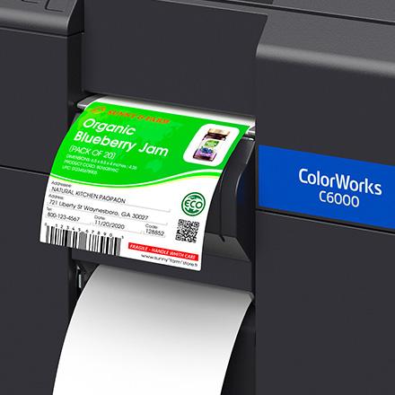 Epson ColorWorks C6000 Color Inkjet Label Printer | General ...