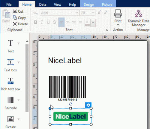 NiceLabel Label Cloud - Label Design