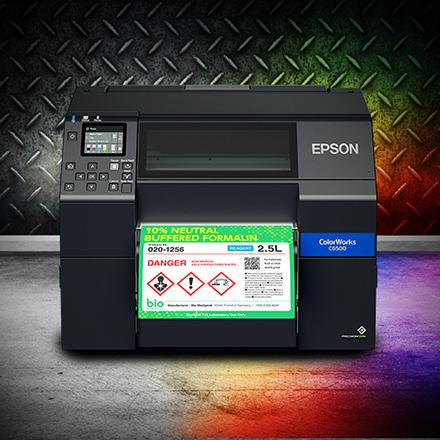 Epson ColorWorks C6500 Label Printer General Data Company,