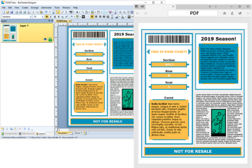 BarTender Professional Label Design Software - Print To PDF