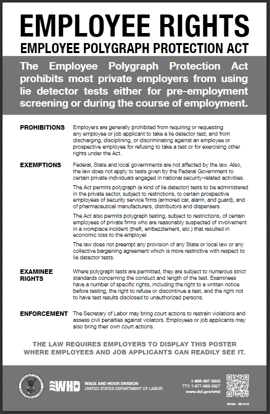 Federal Polygraph Protection Act