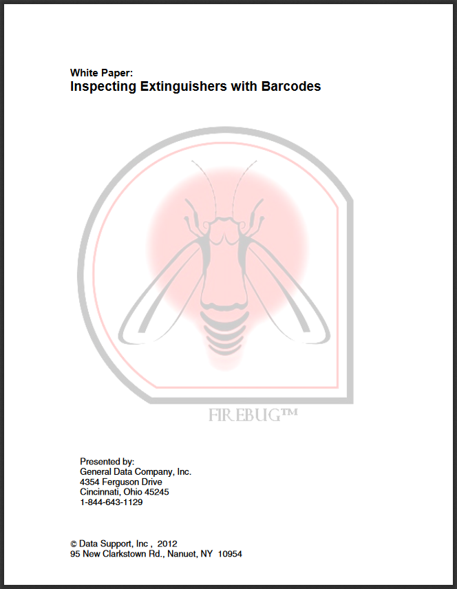 Firebug EXT - Inspecting Extinguishers with Barcodes White Paper