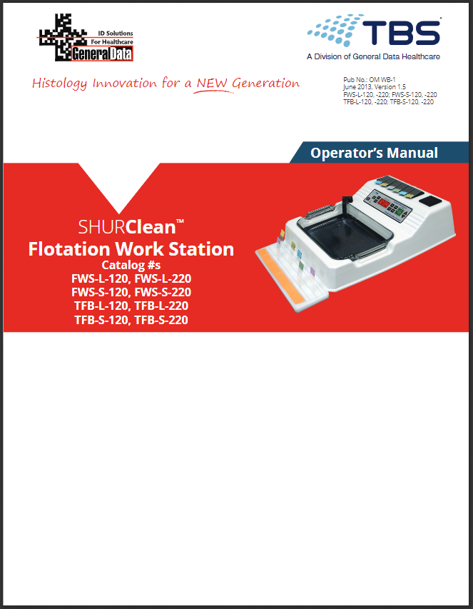 Flotation Work Station Operator Manual