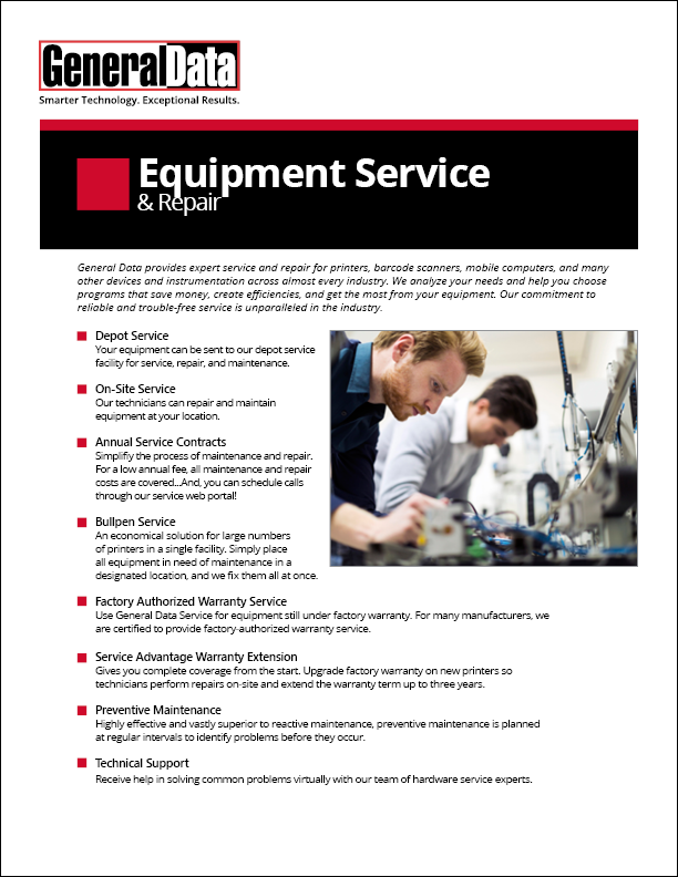 General Data Service Overview Brochure