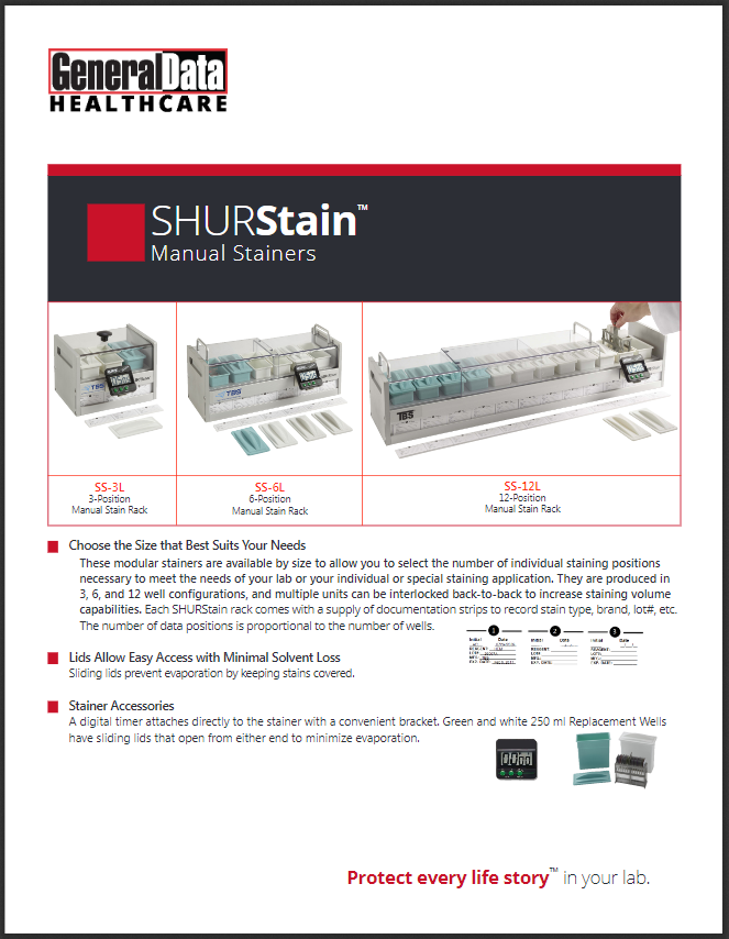 SHURStain Manual Stainers Product Brochure