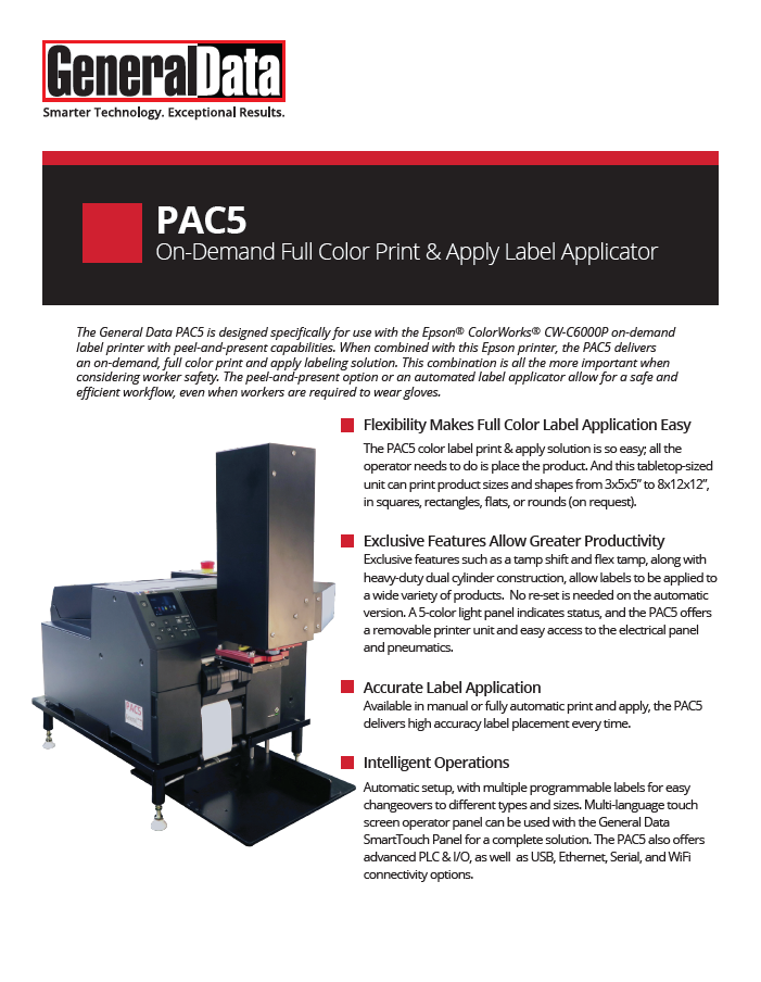 PAC5 Product Brochure