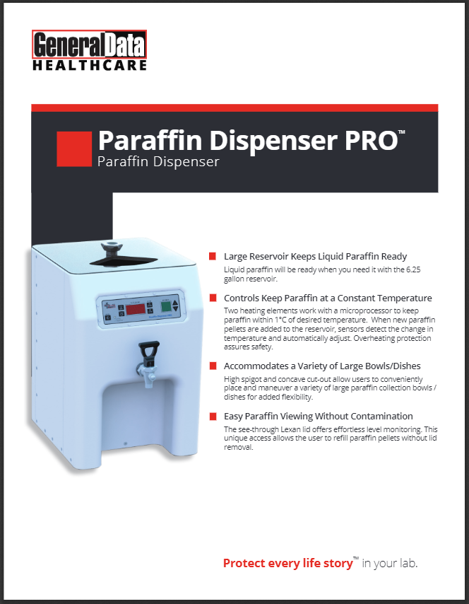 Paraffin Dispenser PRO Product Brochure