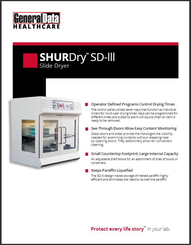 SHURDry Slide Dryer III Product Brochure 