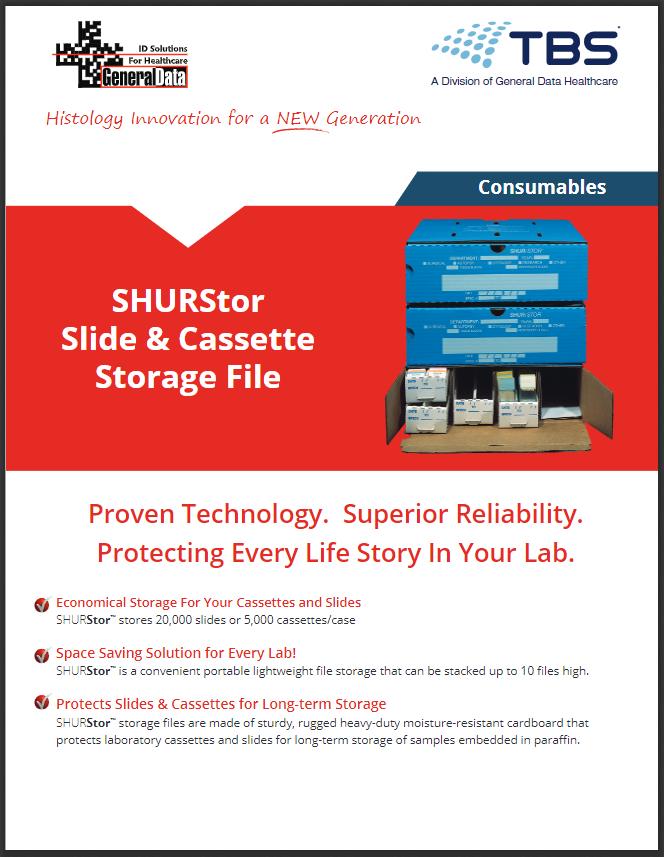 SHURStor Slide & Cassette Storage File Product Brochure