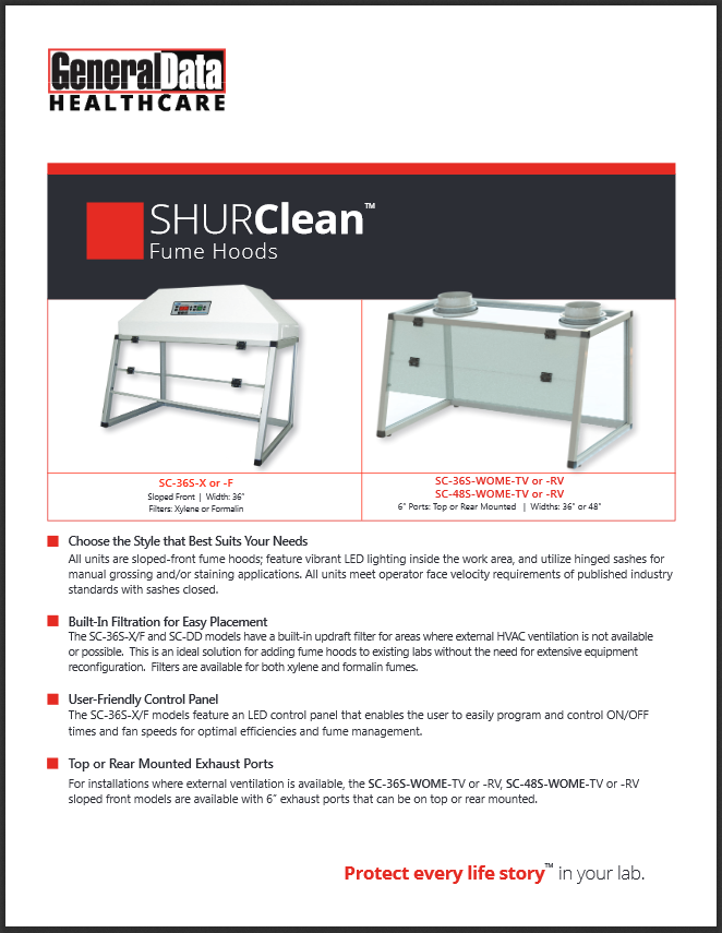 SHURClean Fume Hoods Product Brochure