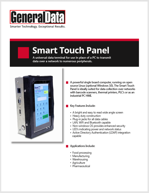 Smart Touch Panel Product Brochure