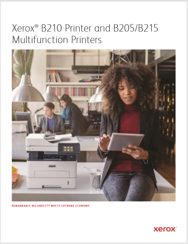 Xerox B210 Printer Product Brochure